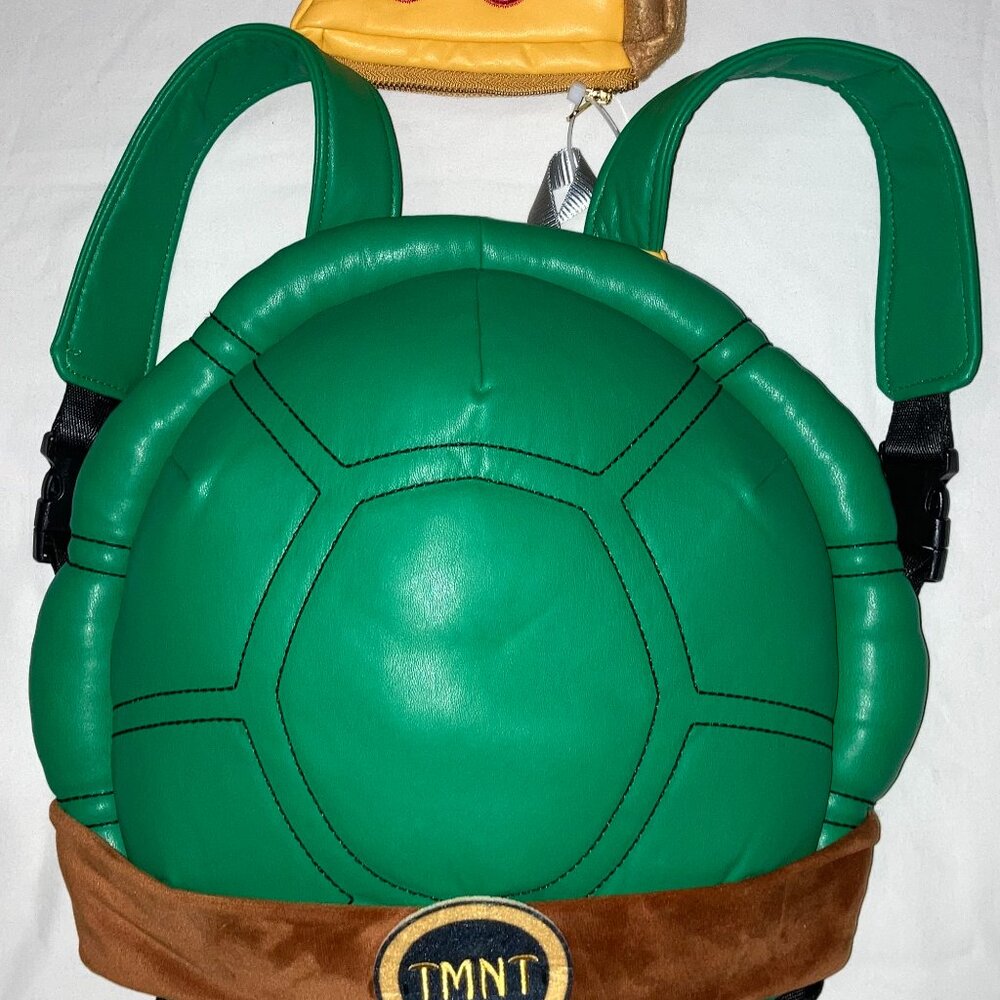 Teenage Mutant Ninja Turtles 12.5" Shell Backpack & Pizza Pouch - TMNT Kidrobot